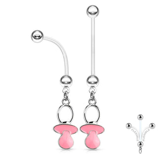 Piercing Ombelico Pendente a ciuccio