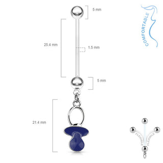 Piercing Ombelico Pendente a ciuccio