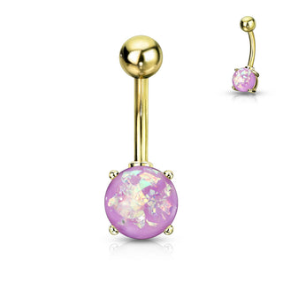 Piercing Ombelico Opale