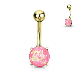 Piercing Ombelico Opale