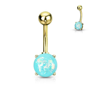 Piercing Ombelico Opale