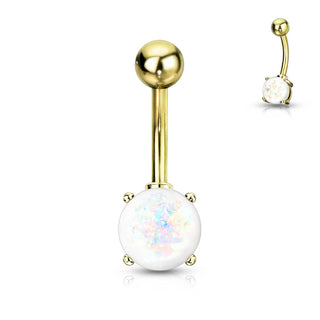 Piercing Ombelico Opale