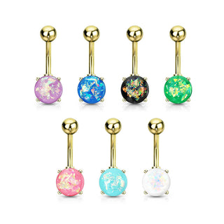 Piercing Ombelico Opale