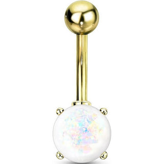 Piercing Ombelico Opale