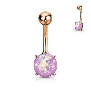 Piercing Ombelico Opale