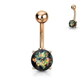 Piercing Ombelico Opale