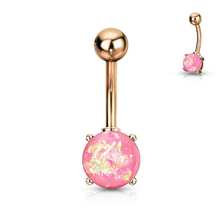 Piercing Ombelico Opale