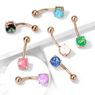 Piercing Ombelico Opale