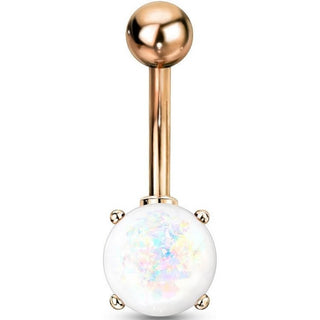 Piercing Ombelico Opale