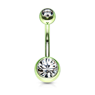 Piercing Ombelico Sfera Zirconi