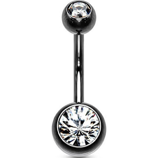 Piercing Ombelico Sfera Zirconi
