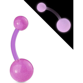 Piercing Ombelico Sfera luminescente al buio