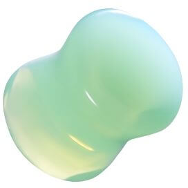 Plug opale verde blu