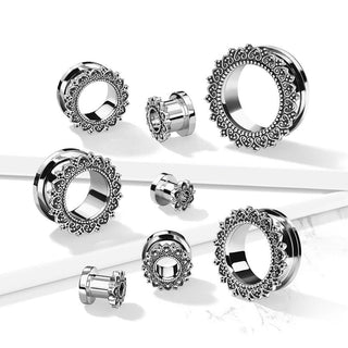 Tunnel Cuori tribali d'argento