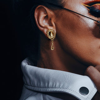 Tunnel Oro con gocce di zirconi