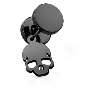 Finto Plug Pendente a teschio nero Filettatura Interna