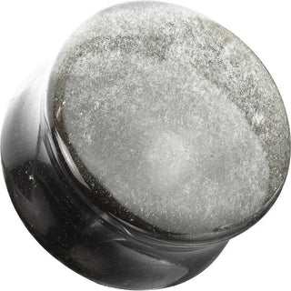 Plug Ossidiana Pietra naturale doppia svasatura