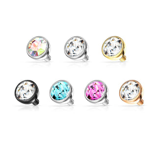 Superiore con zircone Filettatura Interna