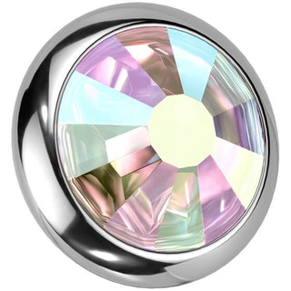 Titanio Top con zircone tondo incastonato Filettatura Interna