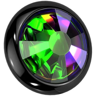 Titanio Top con zircone tondo incastonato Filettatura Interna