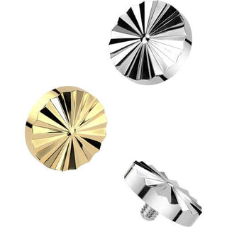 Titanio Rotondo taglio diamante Filettatura Interna