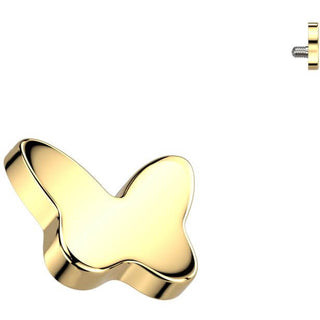 Titanio superiore farfalla Filettatura Interna