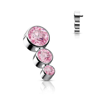 Titanio Superiore a 3 Zirconi Filettatura Interna