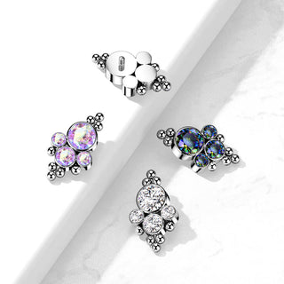 Titanio Superiore a 3 zirconi Filettatura Interna