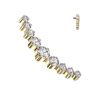 Titanio Superiore a 9 Zirconi Filettatura Interna