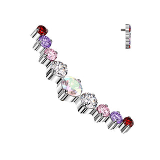 Titanio Superiore a 9 Zirconi Filettatura Interna