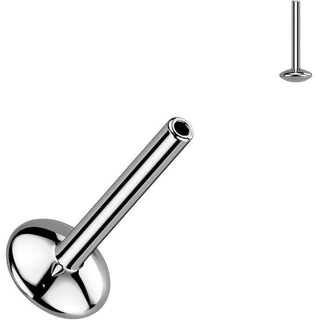 Titanio base labret 4 mm Push-In