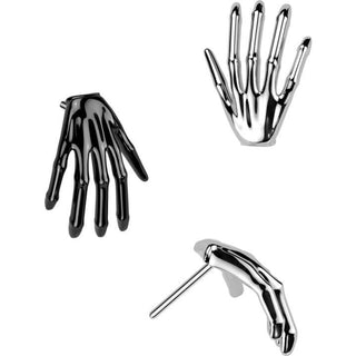 Titanio Superiore mano skeletro Push-In