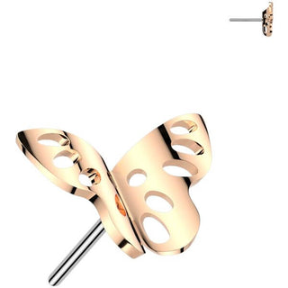 Titanio Superiore farfalla Push-In