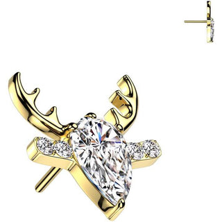 Titanio Superiore testa renna Push-In