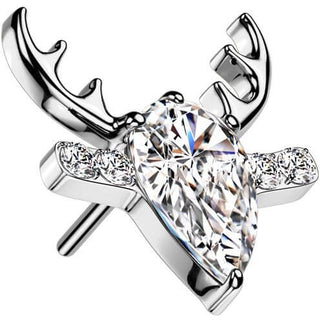 Titanio Superiore testa renna Push-In