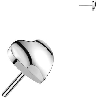 Titanio Superiore cuore Push-In