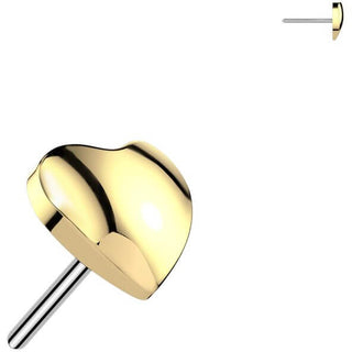 Titanio Superiore cuore Push-In
