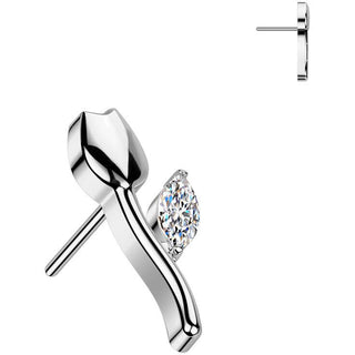 Titanio superiore tulipano Push-In