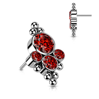 Titanio Superiore a 4 zirconi Push-In