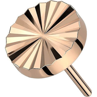 Titanio Superiore tondo con taglio diamante Push-In