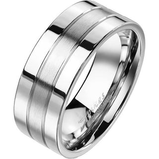 Argento con doppia linea