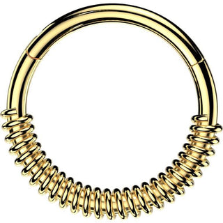 Anello Piercing Molla scatto Segment