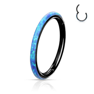 Anello Piercing Opale Clicker