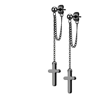 Pendente a croce e catena