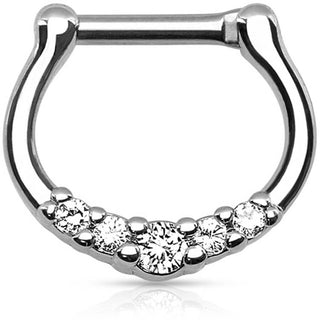 Piercing Septum  Clicker Zirconia Clicker