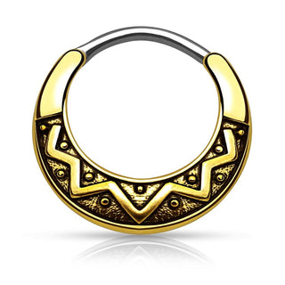 Piercing Septum  Clicker tribale Clicker