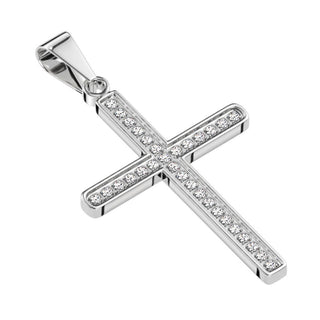Croce con zirconi