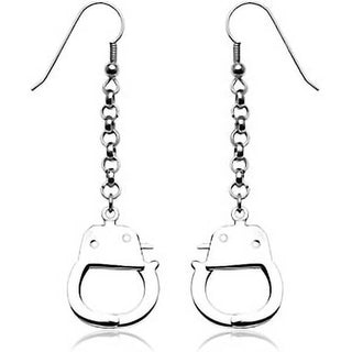 Manette pendenti argento