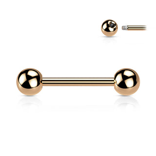 Titanio Barbell Sfera