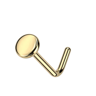 Nasale a L Anello naso a L con disco piatto